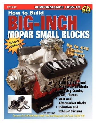 How TO Build Big Inch Mopar Small Block Engines : Paperback Book - Books & Literature