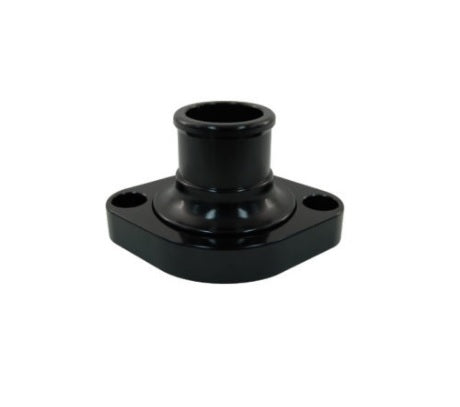 Billet Alloy Thermostat Housing Black Finish - LA Small Block - Cooling System