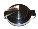 Brushed Finished Blank Flip Top Fuel Cap : Suitable Pacer Replacement