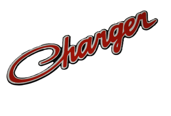 R/T Charger Rear Beaver Panel Script Decal