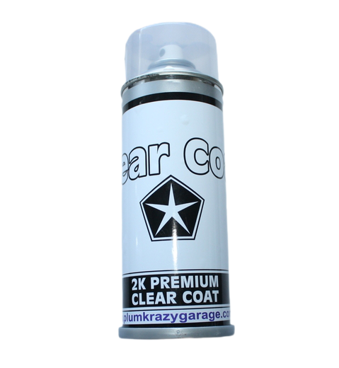 2K Premium Paint - Clear COAT- Aerosol High Temp Engine Paint