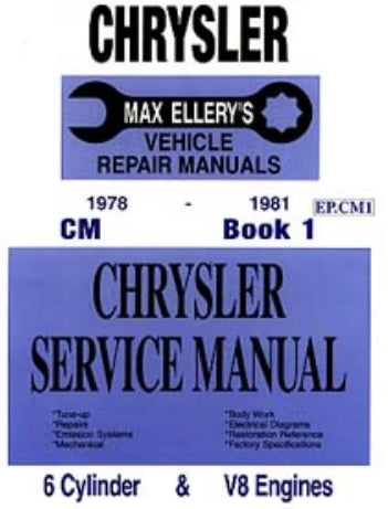 Workshop Service Manual : CM Book 1 - Books & Literature