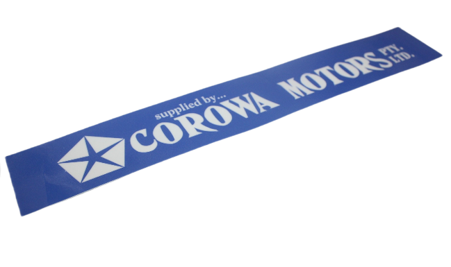 Corowa Motors NSW : Dealership Decal