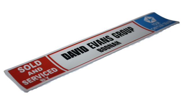 David Evans Group, Boonah Queensland: Dealership Decal