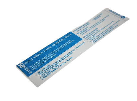 Emissions Decal 4152505 : CL & CM Sedan & Charger