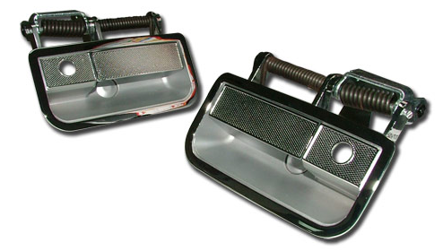 Front Exterior Door Handle Set (Cross Hatch) VJ-CM