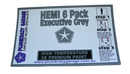 2K Premium Paint - Hemi 6 Pack Executive Grey - Aerosol High Temp Engine Paint