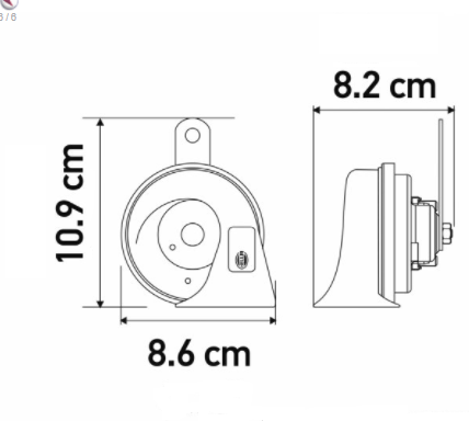 Hella Electronic Horn Set