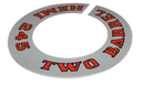 Hemi 245 Two Barrel Air Cleaner Decal : VG