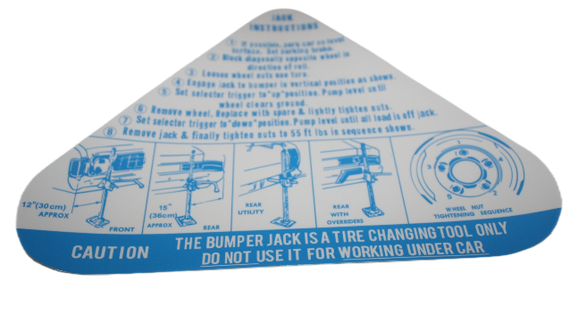 Jack Instructions Decal : CM Valiant