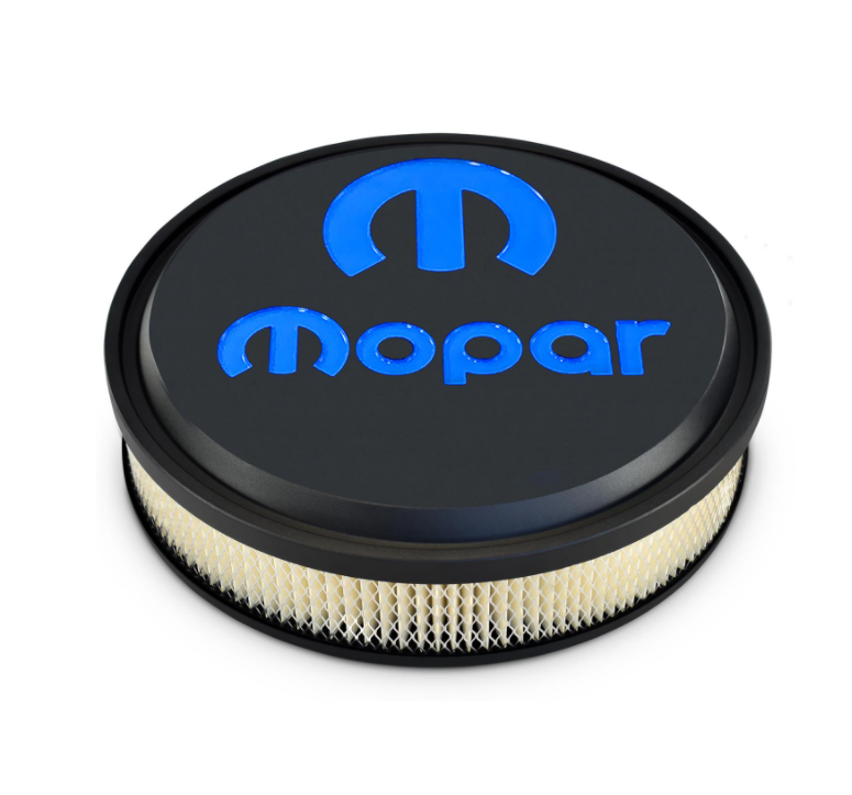 Mopar Performance Slant Edge Air Cleaner - "Black/Blue Logo"