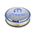 Mopar Performance Slant Edge Air Cleaner - "Polished/Blue Logo"