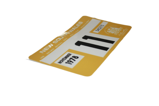 Vintage Rego Sticker : NSW 1978 | Decals