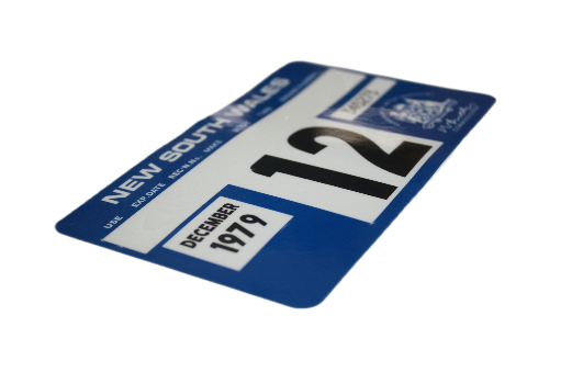 Vintage Rego Sticker : NSW 1979 | Decals