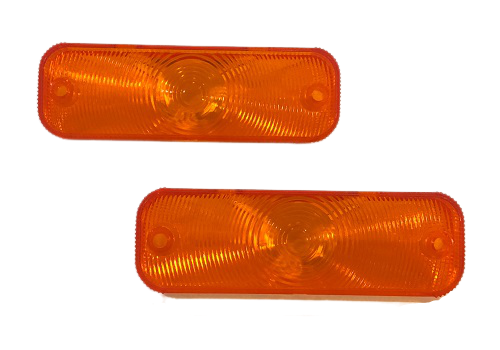Factory Correct Sabco Rear Indicator / Turn Signal Lens Set : Suits VF & VG Hardtop / VC & VE Sedan (Amber)