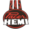245 Hemi Pacer Bonnet / Hood Decal "red" : VG Pacer A84 A88