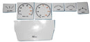 Dash Dial Decal Set : VG Pacer Custom White - Interior