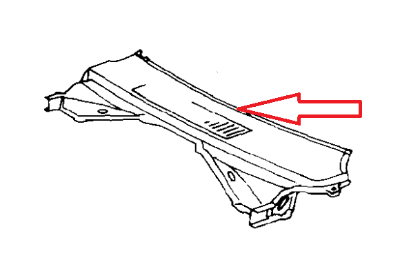 Windscreen Lower Centre &  Support Panel Set - Suits VH-CM Models