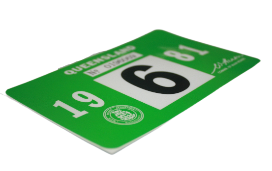 Vintage Rego Sticker : QLD 1980 | Decals