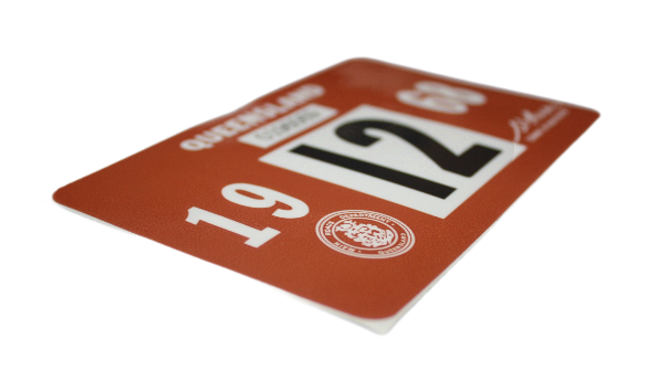 Vintage Rego Sticker : QLD 1968 | Decals