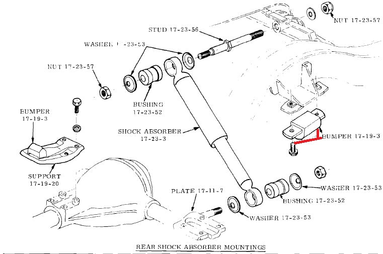 Image 2: Rear Bump Stop Set : VH VJ VK CL CM - Steering & Suspension