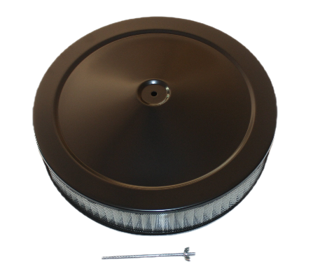 Satin Black Air Cleaner - 4BBL - 14-INCH