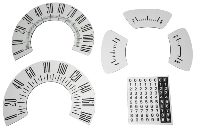 Dash Dial Decal Set : SV1 - Interior