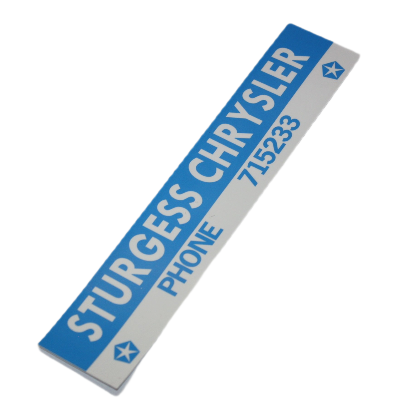 Sturgess Chrysler : Dealership Decals