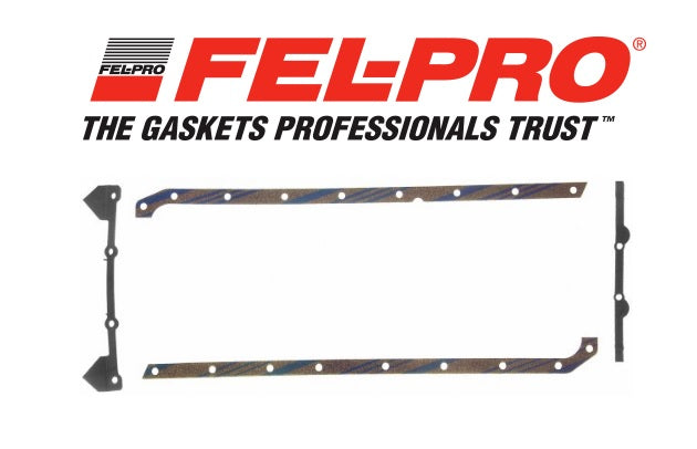 Slant 6 Oil Pan / Sump Pan Gasket Set : Felpro - Engine