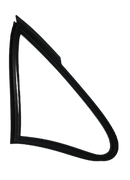 Rear Quarter Window Seal Passenger Side - Suits SV1