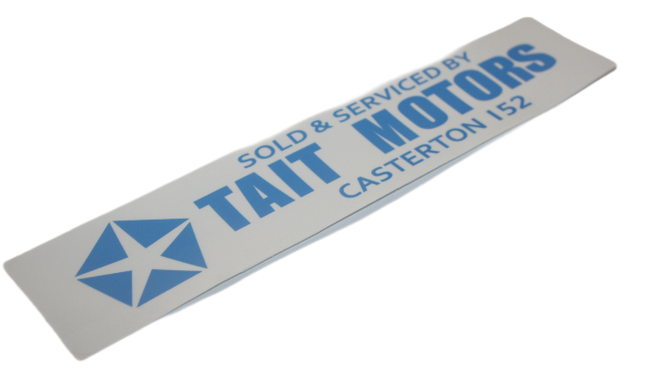 Tait Motors, Casteron Victoria : Dealership Decal