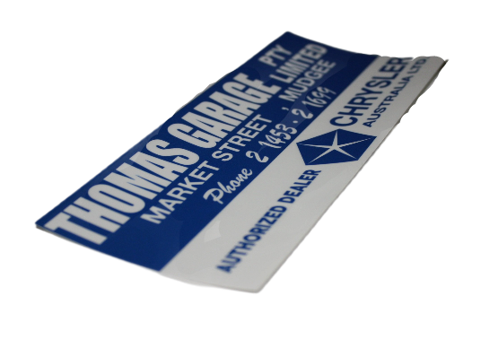Thomas Garage of Mudgee, NSW : Dealership Decals