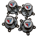 Late Mag Wheel Centre Cap Set, Valiant White Logo : VH-CM