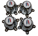 Late Mag Wheel Centre Cap Set, Valiant Mascot White Logo : VH-CM