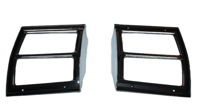 Chrome Tail Lamp Bezel Set Suits VF & VG Hardtop
