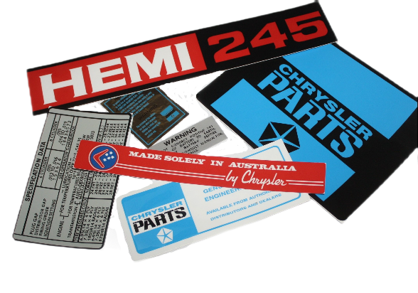 VH Engine Bay Decal Set (Hemi 245)