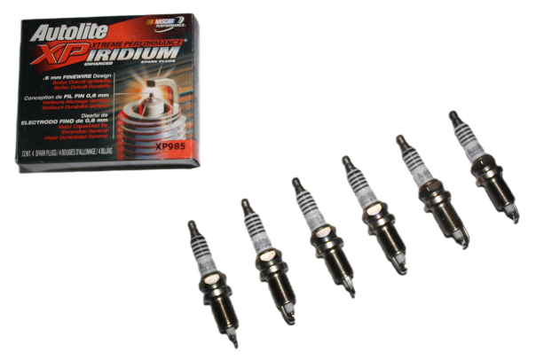 Autolite Iridium XP Set of 6X - Suits  Slant 6 & Hemi 6 - High Performance Plugs